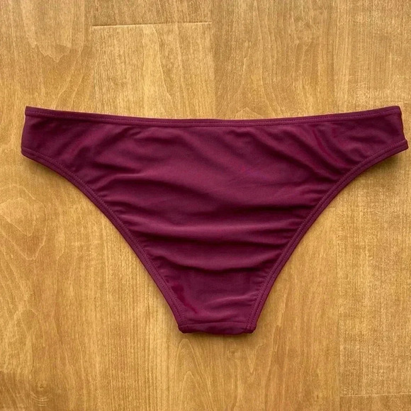 Xhilaration Maroon Bikini Set, Women’s Lace and Ruffle Bikini Set, Target Swim - Picture 16 of 16